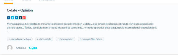 c-date comentarios