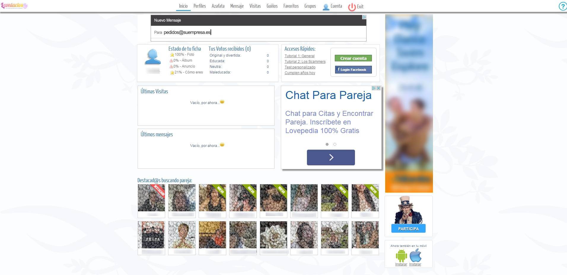 chat contactos gratis